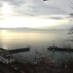 Blick auf den Bodensee vom Meersburg